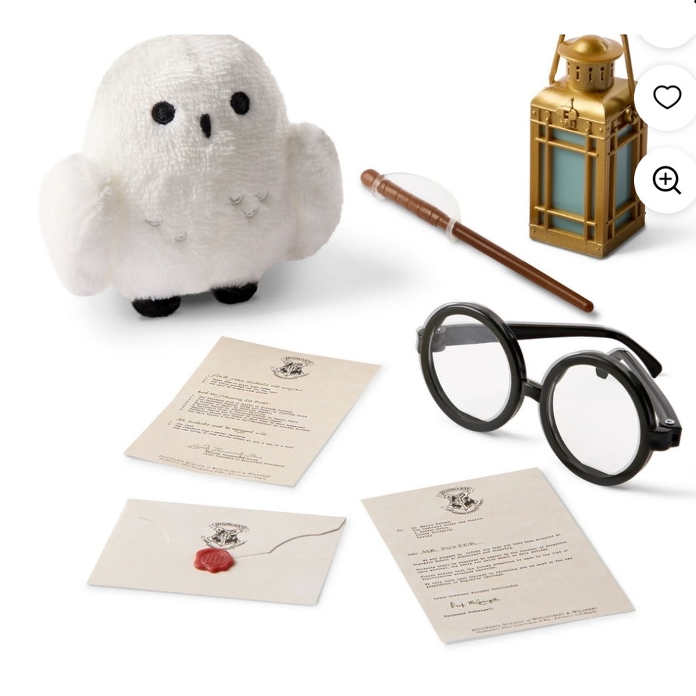 Harry Potter Hogwarts Wizard Accessories Owl wand glasses acceptance letter New